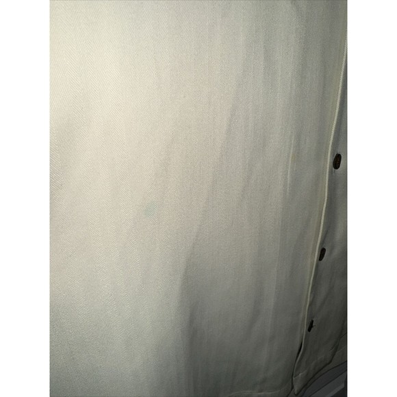 Tommy Bahama Men's M Cream Silk Paradise Beach Short Sleeve Camp Shirt - Picture 9 of 10